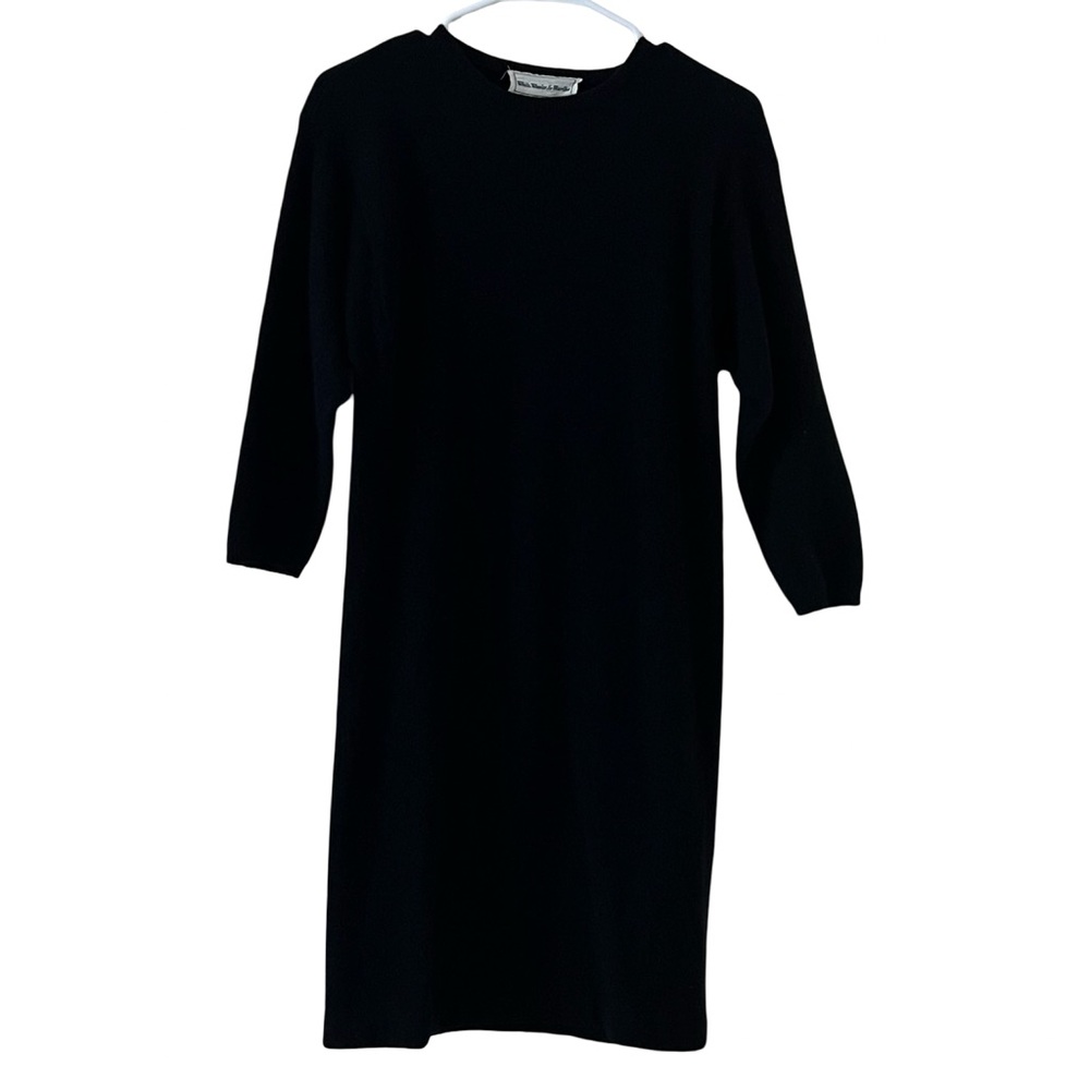 White, Wheeler, & Martha Black Long Sleeve Dress